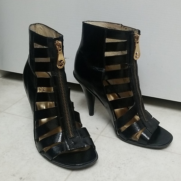 Sexy MICHAEL KORS strappy bootie peep toe heels - Picture 1 of 8